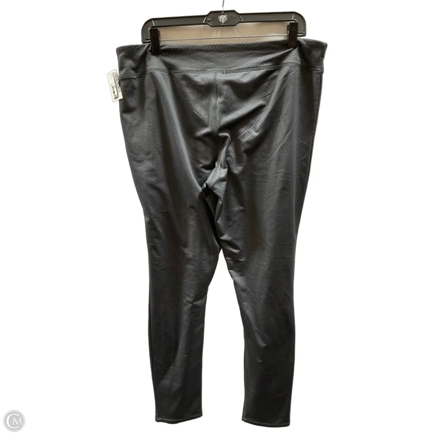Athletic Leggings By Adidas In Grey, Size: Xl