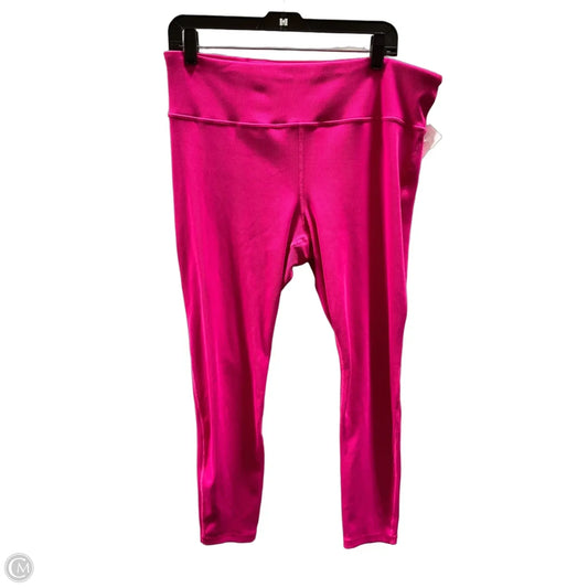Athletic Leggings By Gapfit In Pink, Size: Xl