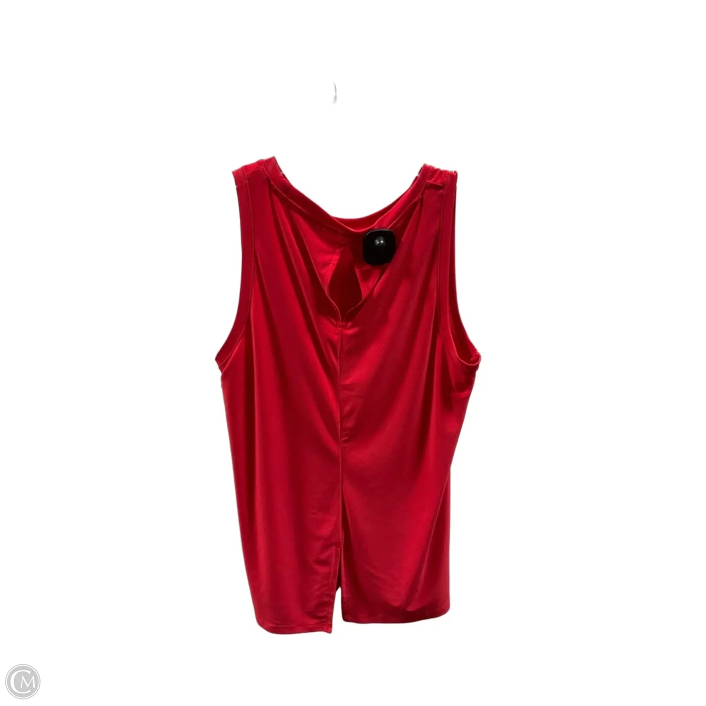 Top Sleeveless By Chaus In Red, Size: M