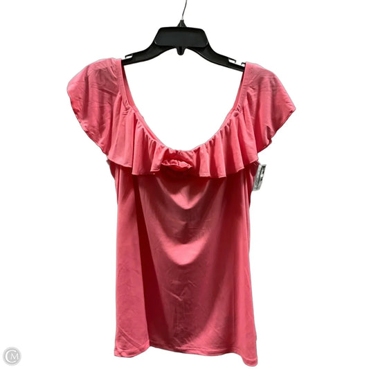 Top Sleeveless By Torrid In Pink, Size: L