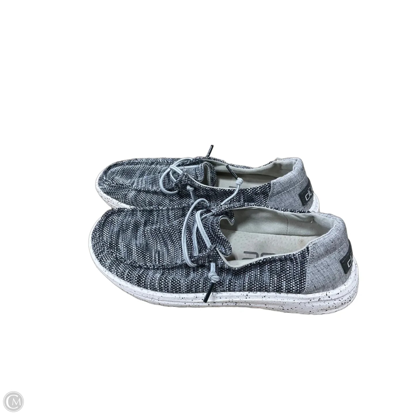Shoes Sneakers By Hey Dude In Black, Size: 7