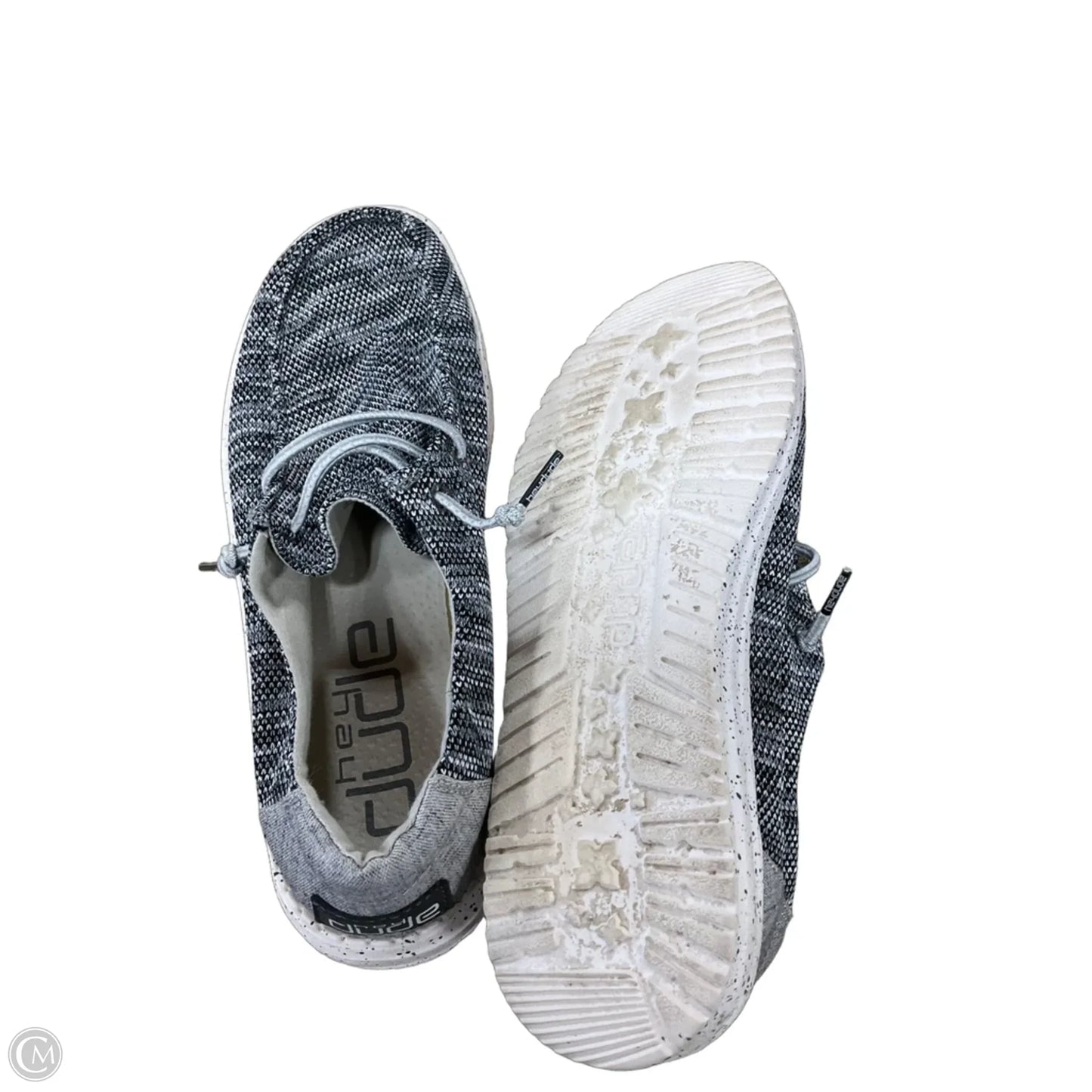 Shoes Sneakers By Hey Dude In Black, Size: 7