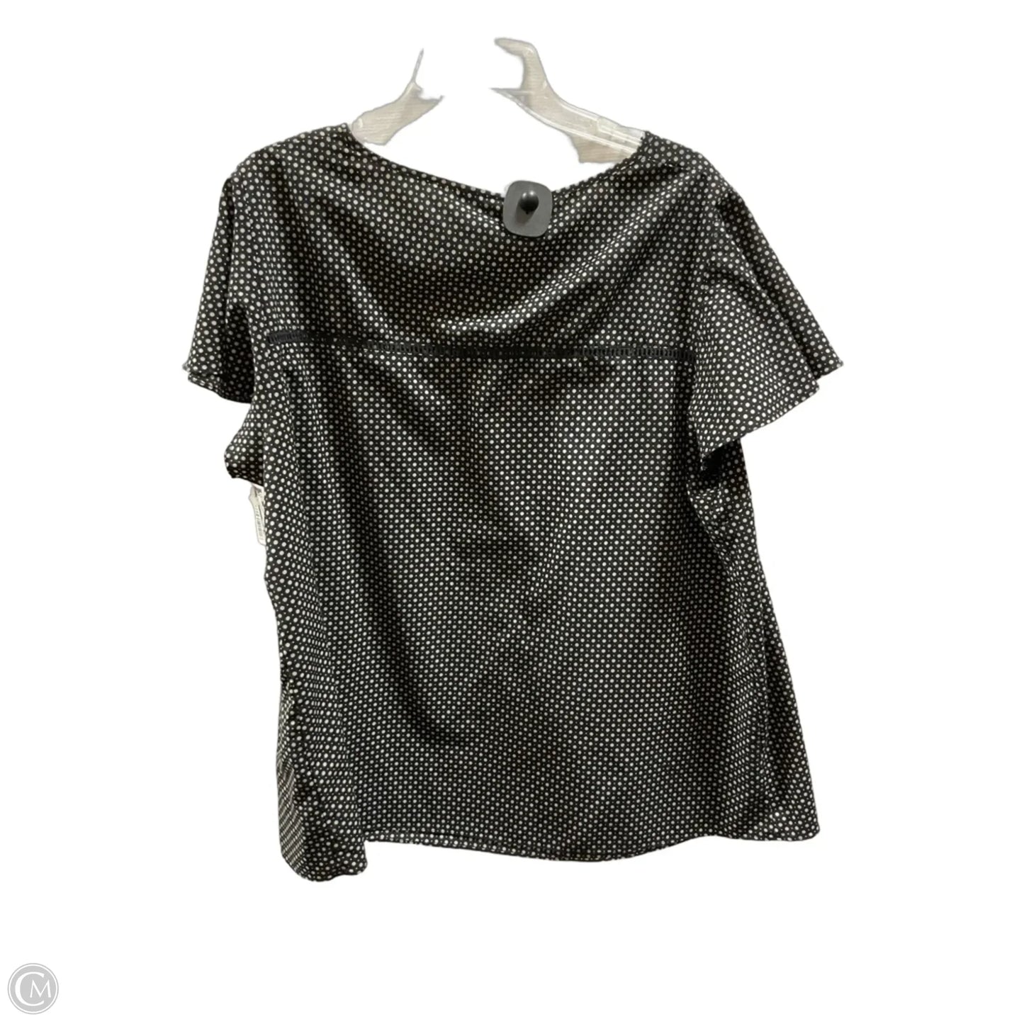 Top Short Sleeve By Lane Bryant In Polkadot Pattern, Size: 18