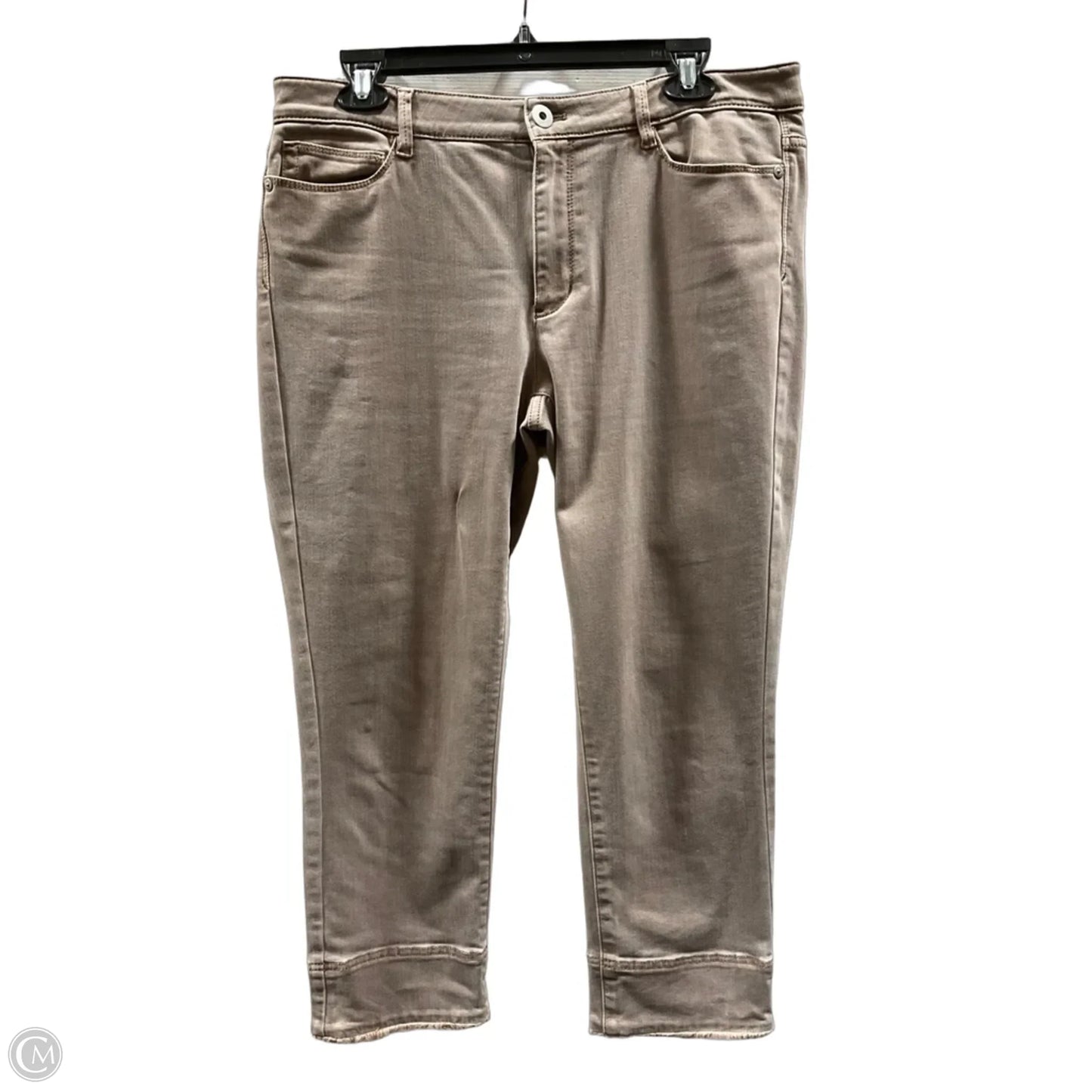 Jeans Cropped By J. Jill In Brown, Size: 10