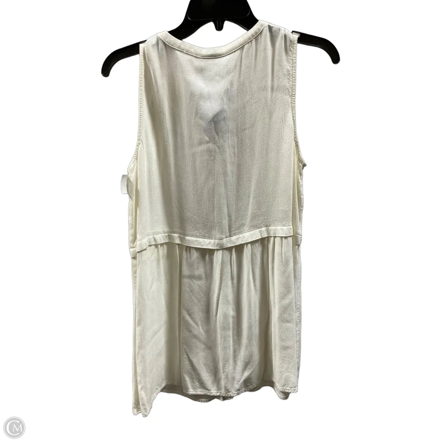 Top Sleeveless By J. Jill In Cream, Size: S
