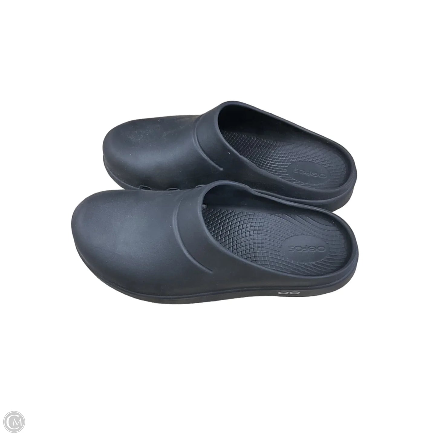 Shoes Flats By Crocs In Black, Size: 8