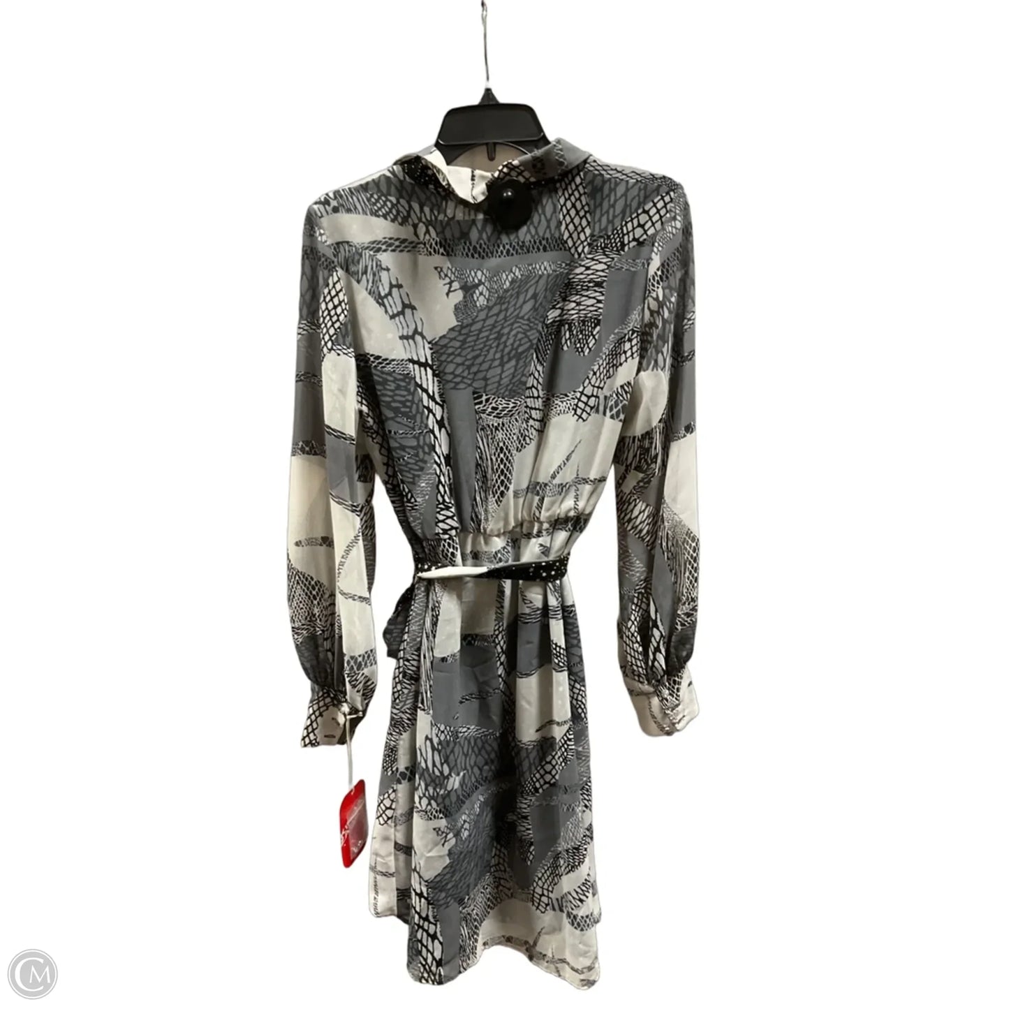 Dress Casual Midi By Kirna Zabete In Black & White, Size: L