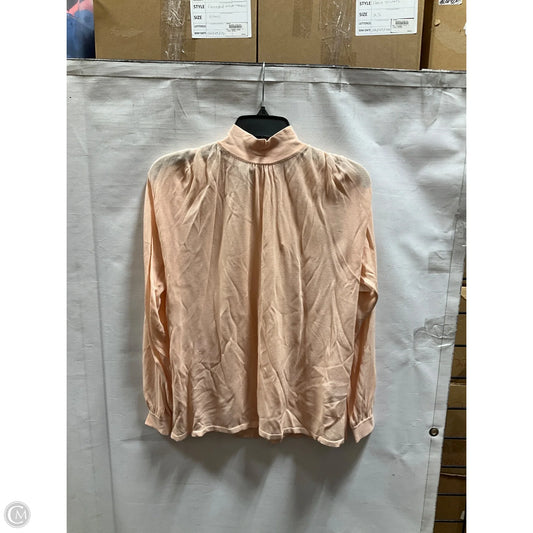 Top Long Sleeve By Zara In Pink, Size: S