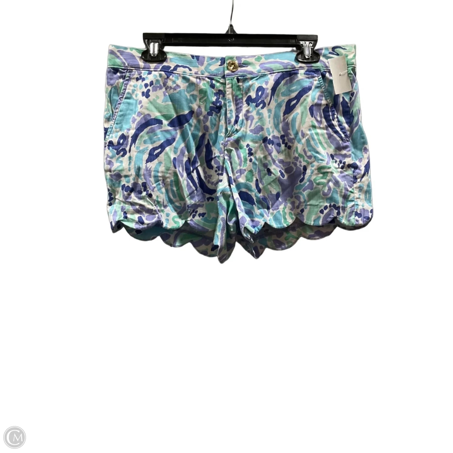 Shorts By Lilly Pulitzer In Blue & Green, Size: 8