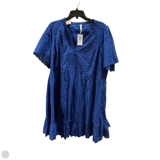Dress Casual Short By Torrid In Blue, Size: 1x