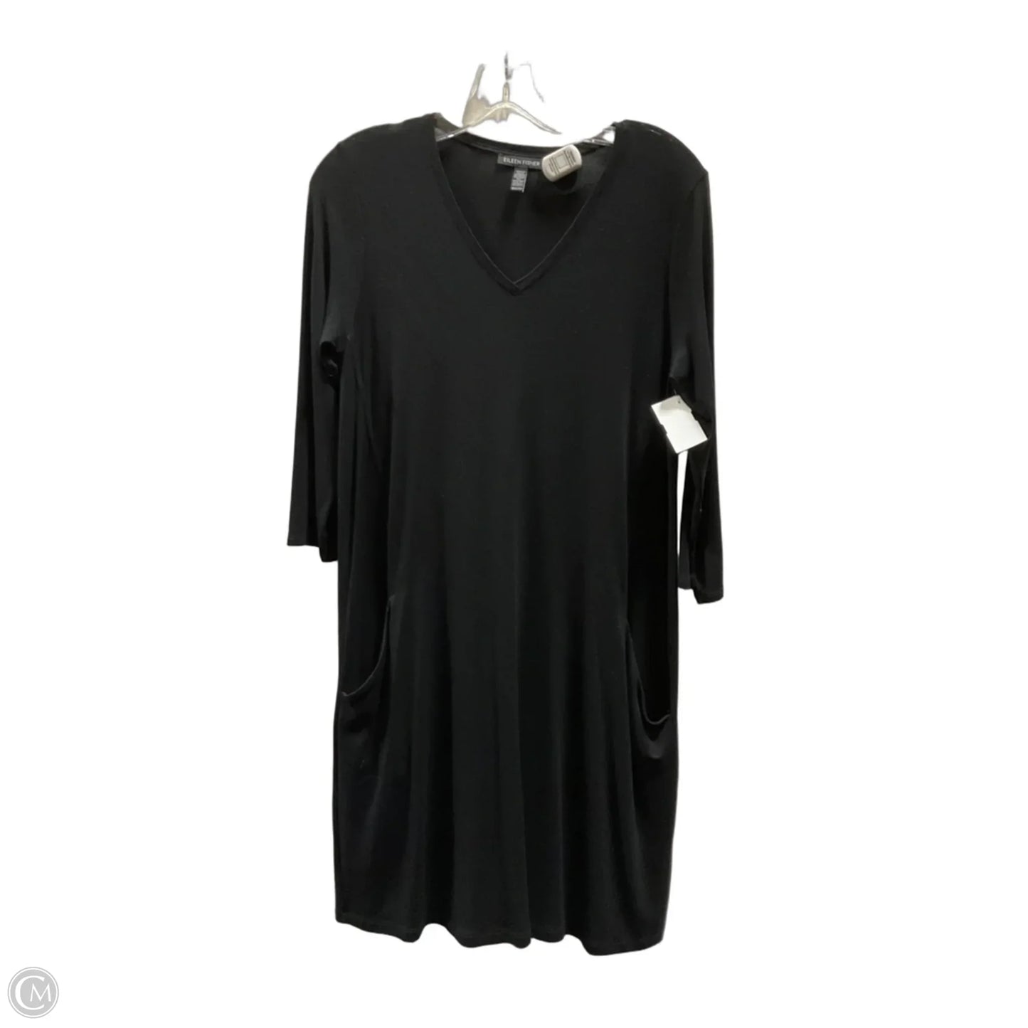Dress Casual Short By Eileen Fisher In Black, Size: Xxs