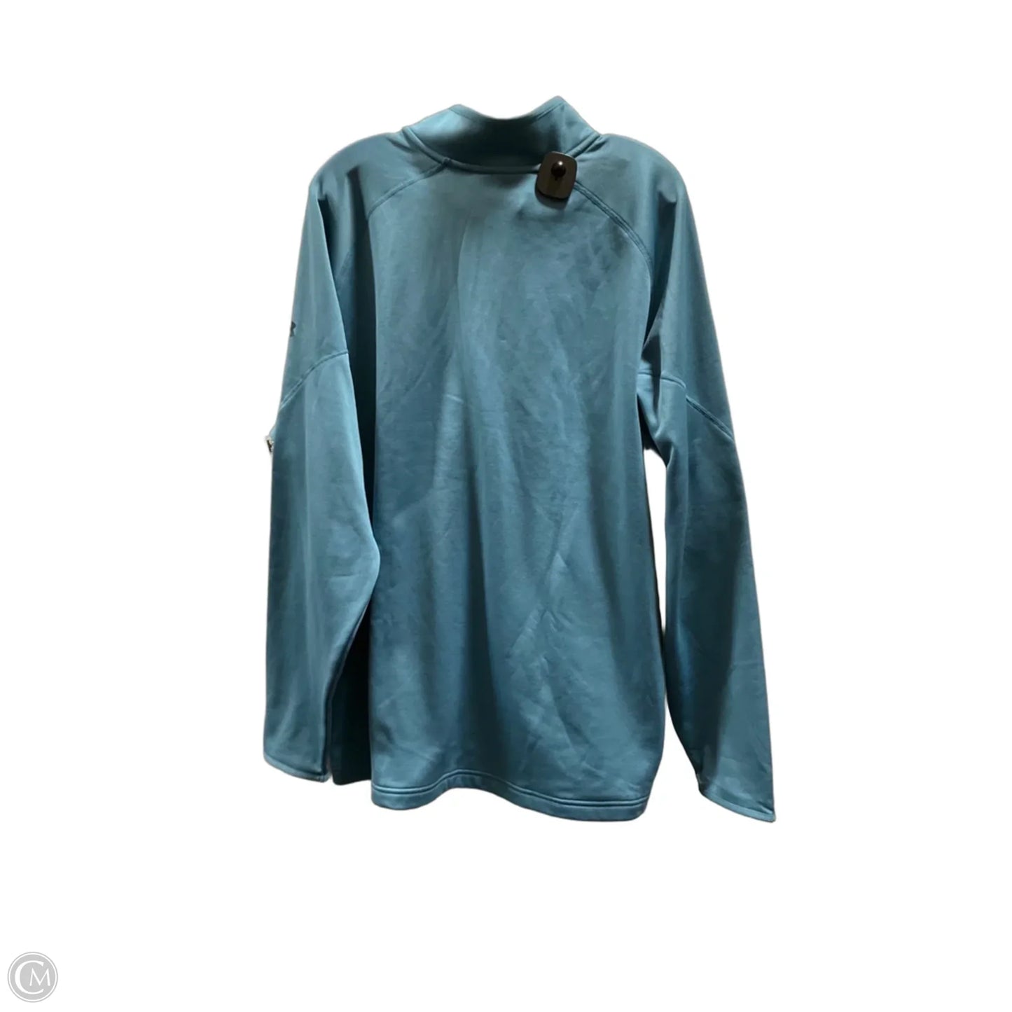 Athletic Jacket By Under Armour In Teal, Size: 2x