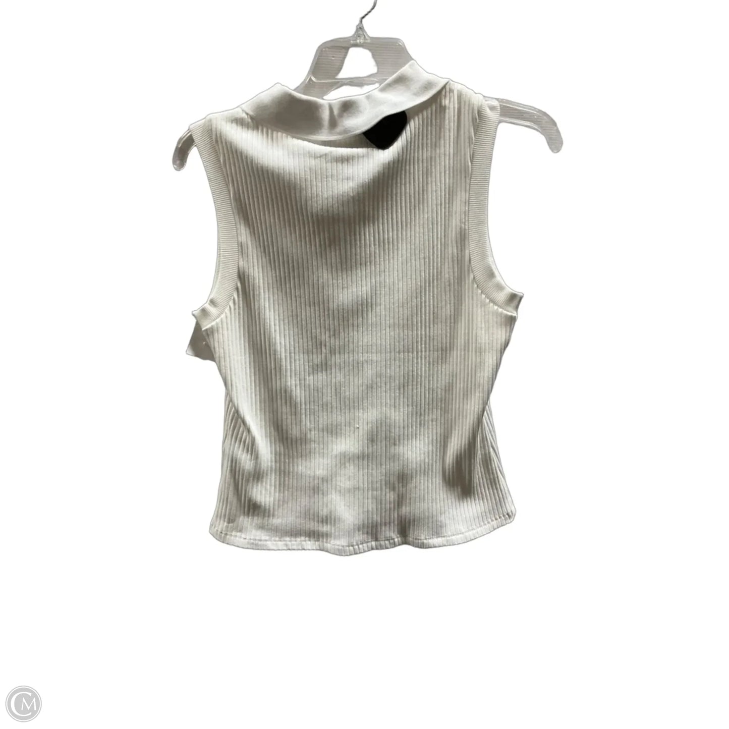 Top Sleeveless By Truth In White, Size: M
