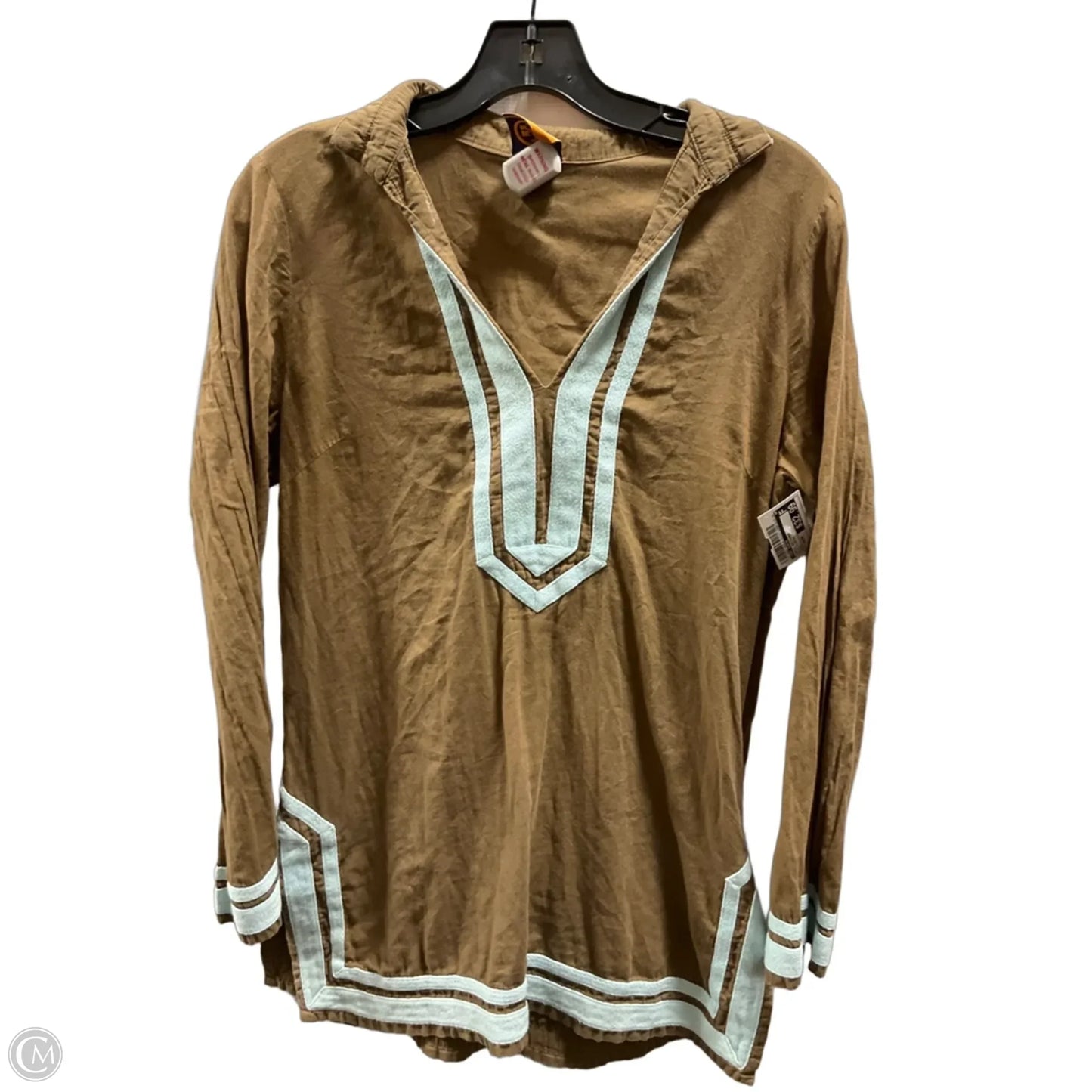 Tunic Designer By Tory Burch In Blue & Brown, Size: Osfm