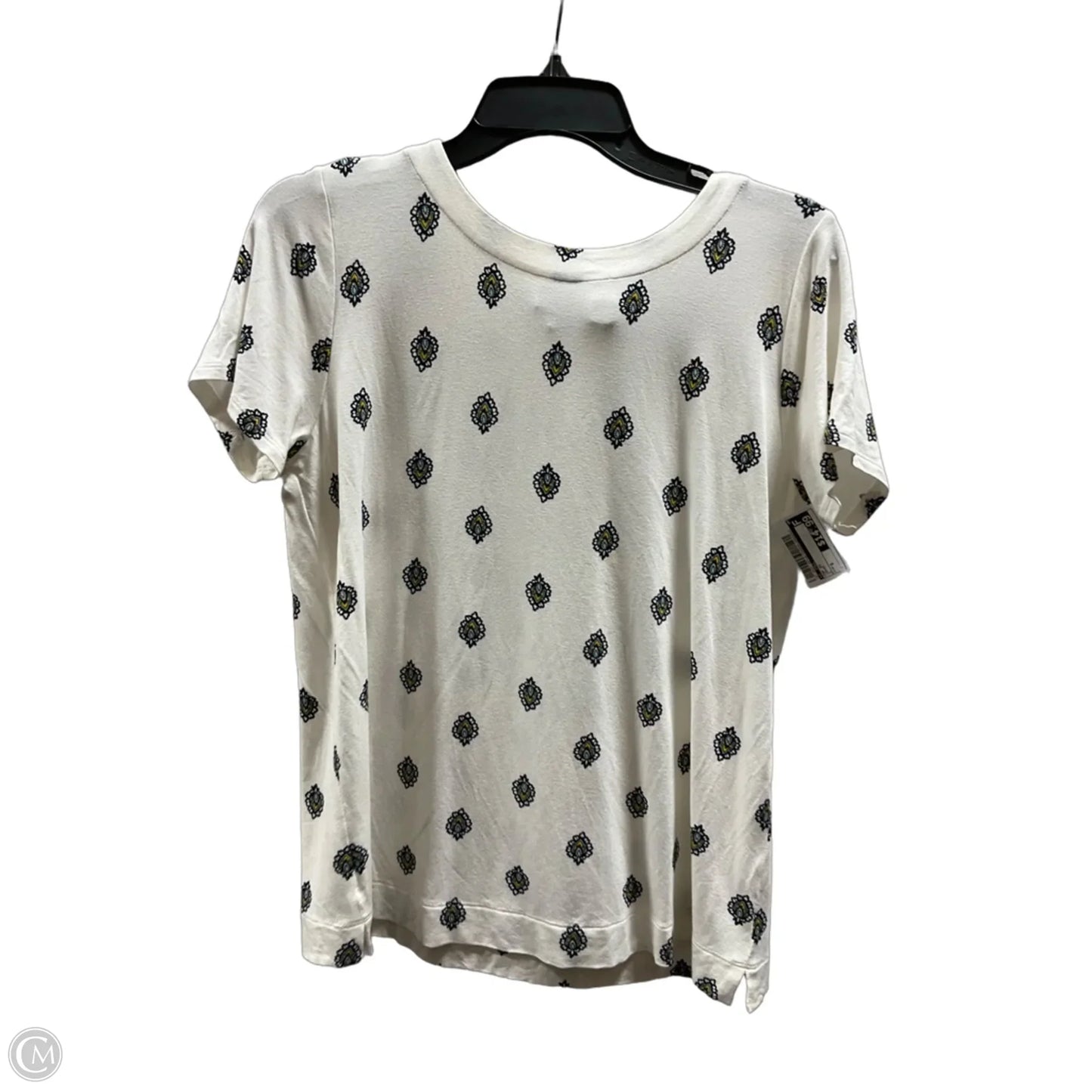 Top Short Sleeve By J. Jill In Cream, Size: S