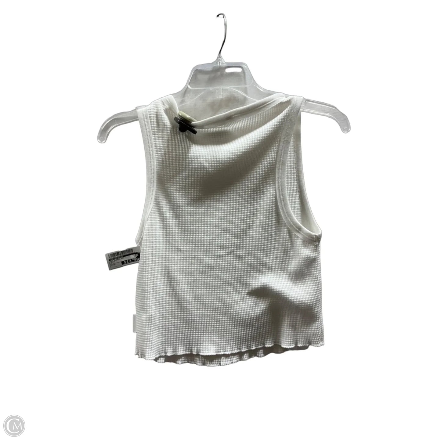 Top Sleeveless By Calvin Klein In White, Size: S