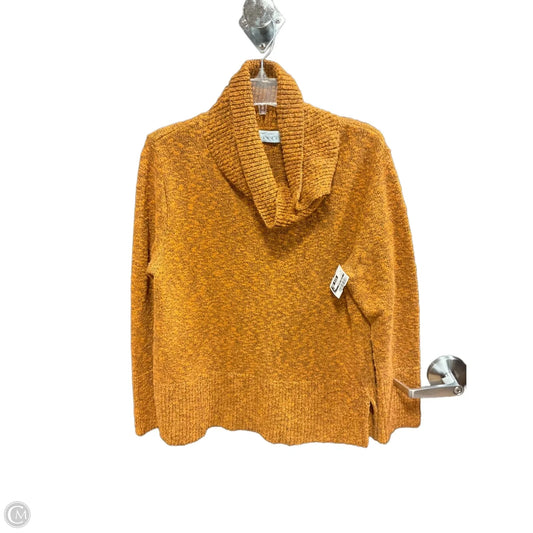 Sweater By Clothes Mentor In Orange, Size: L