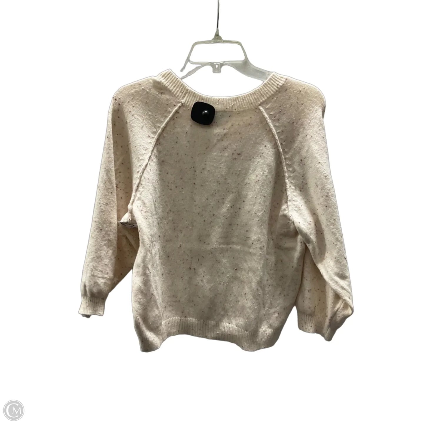 Top Long Sleeve By Loft In Cream, Size: M