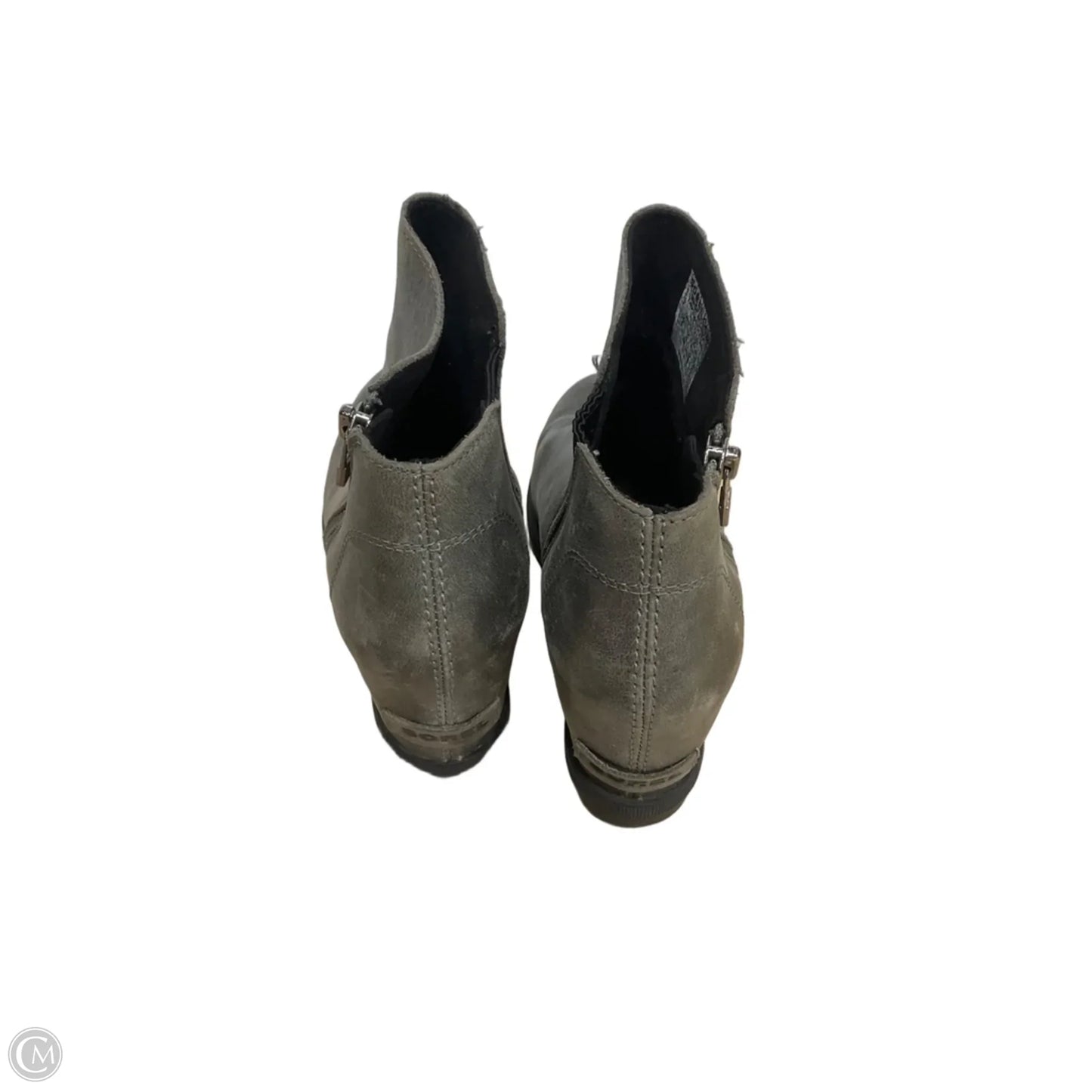 Boots Ankle Flats By Sorel In Grey, Size: 8