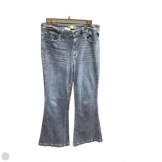 Jeans Flared By Paige In Blue, Size: 10