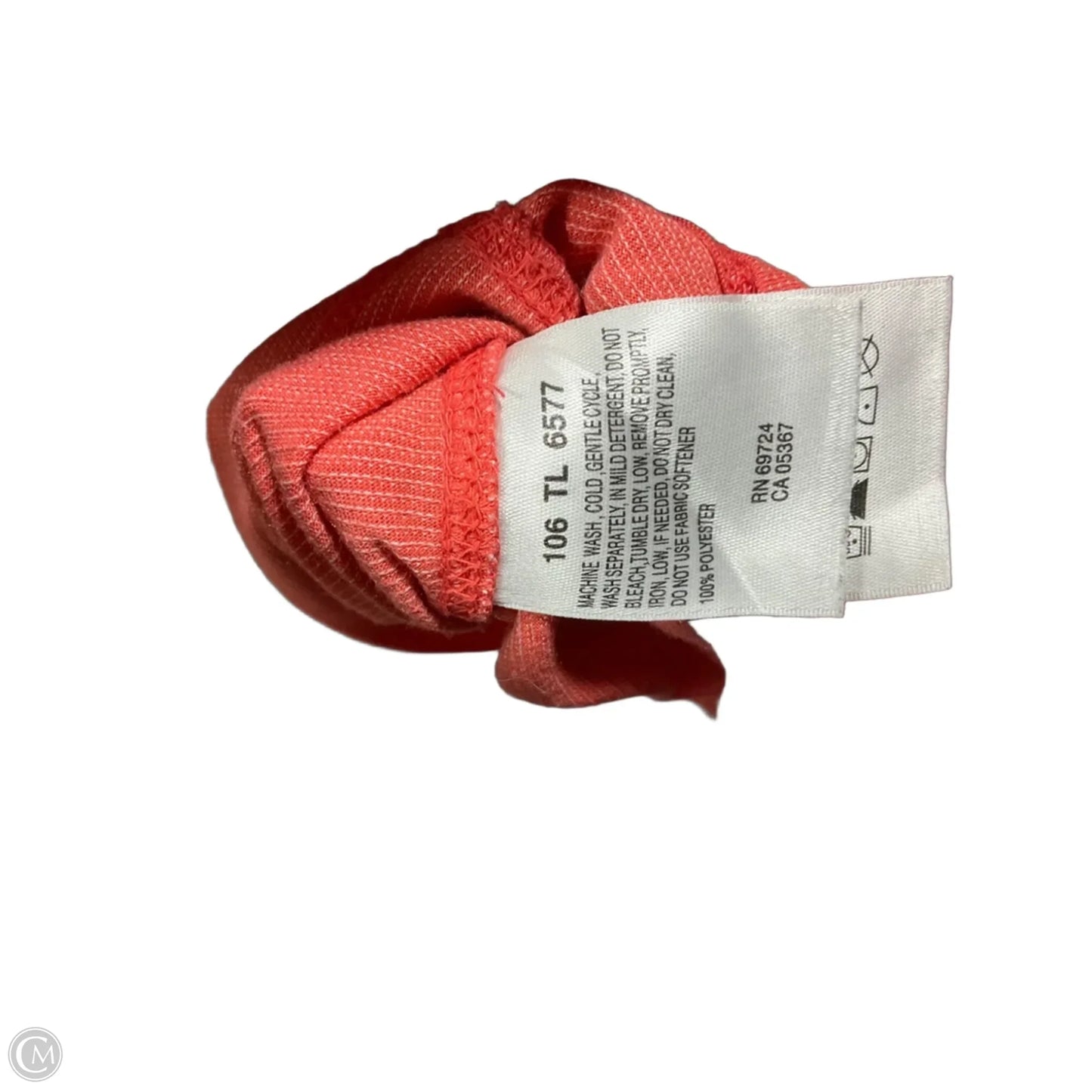 Athletic Tank Top By Columbia In Orange, Size: L