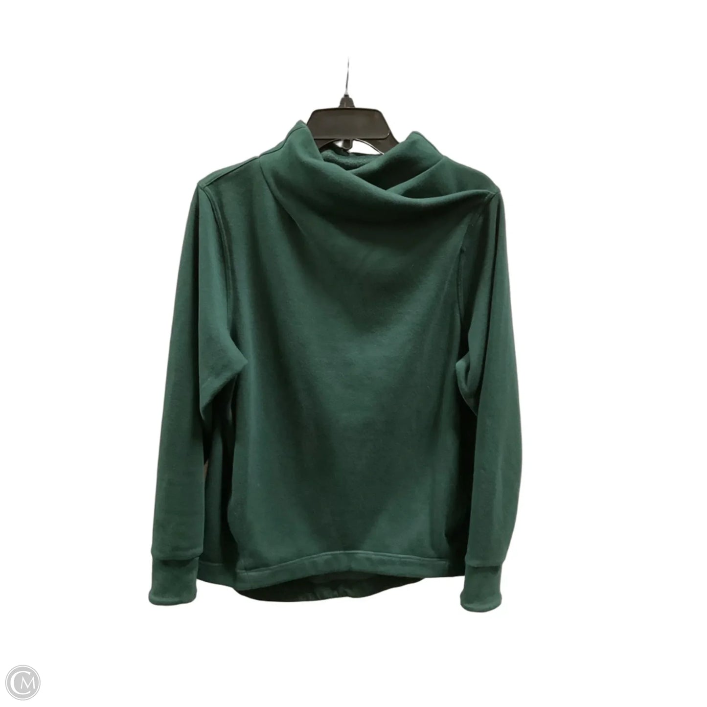 Athletic Top Long Sleeve Crewneck By Athleta In Green, Size: M