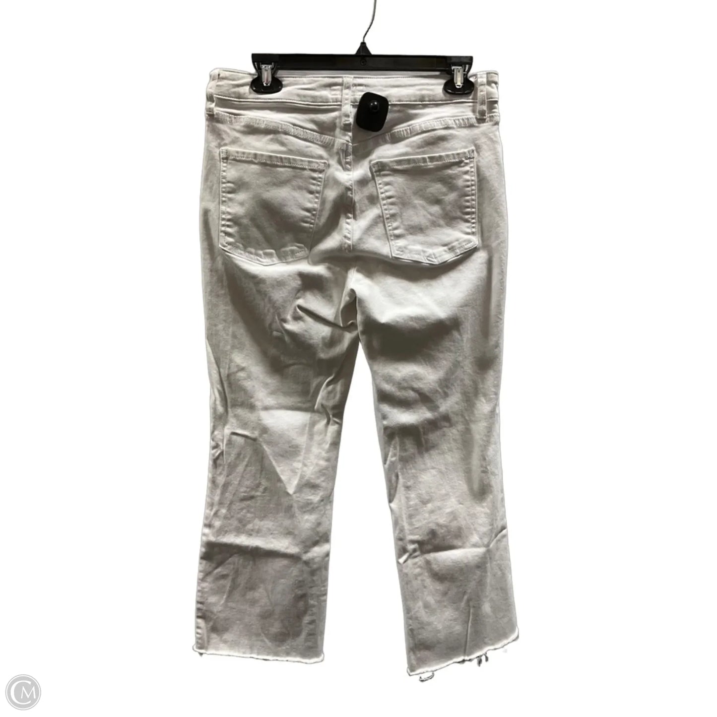 Jeans Straight By Kut In White, Size: 8