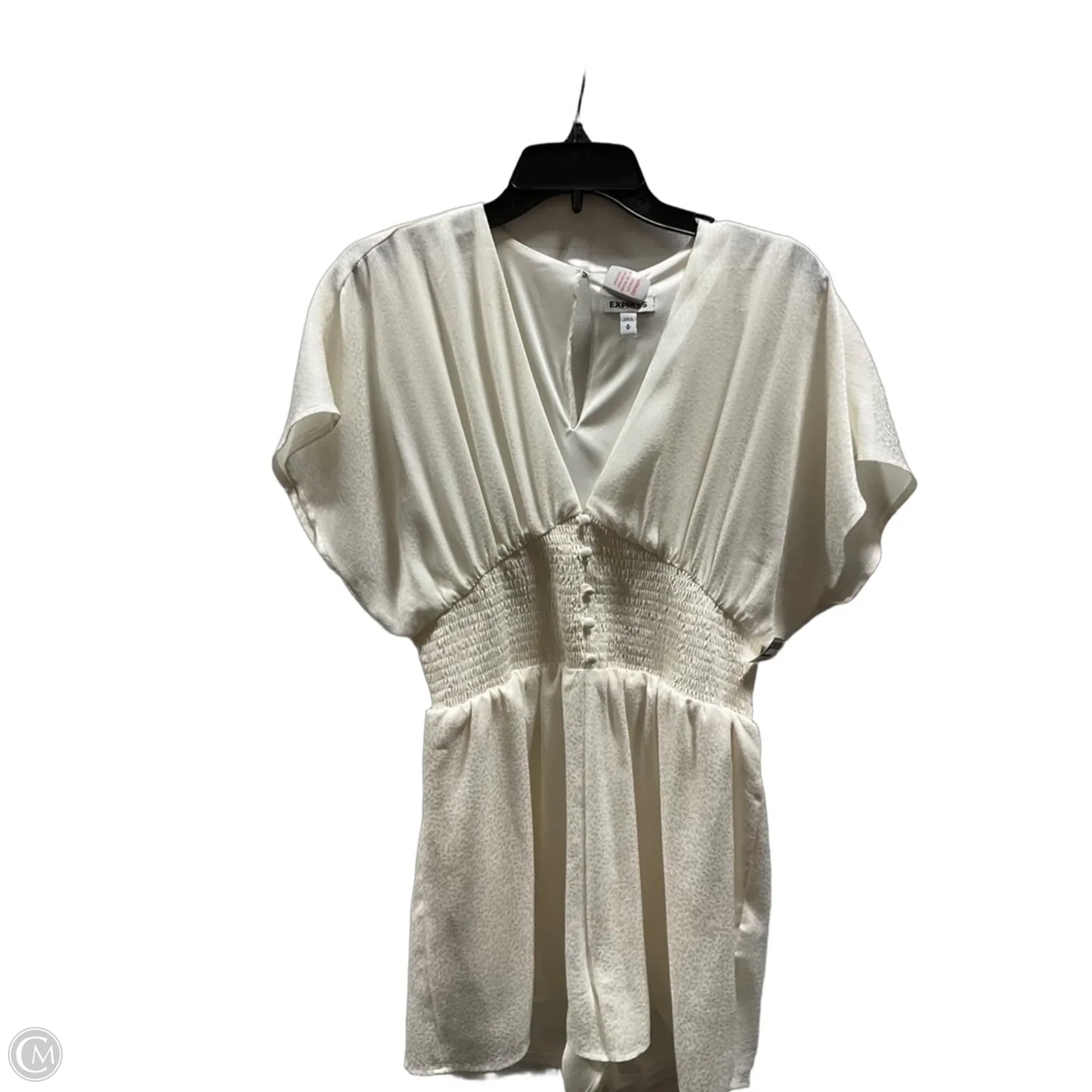 Romper By Express In Cream, Size: M