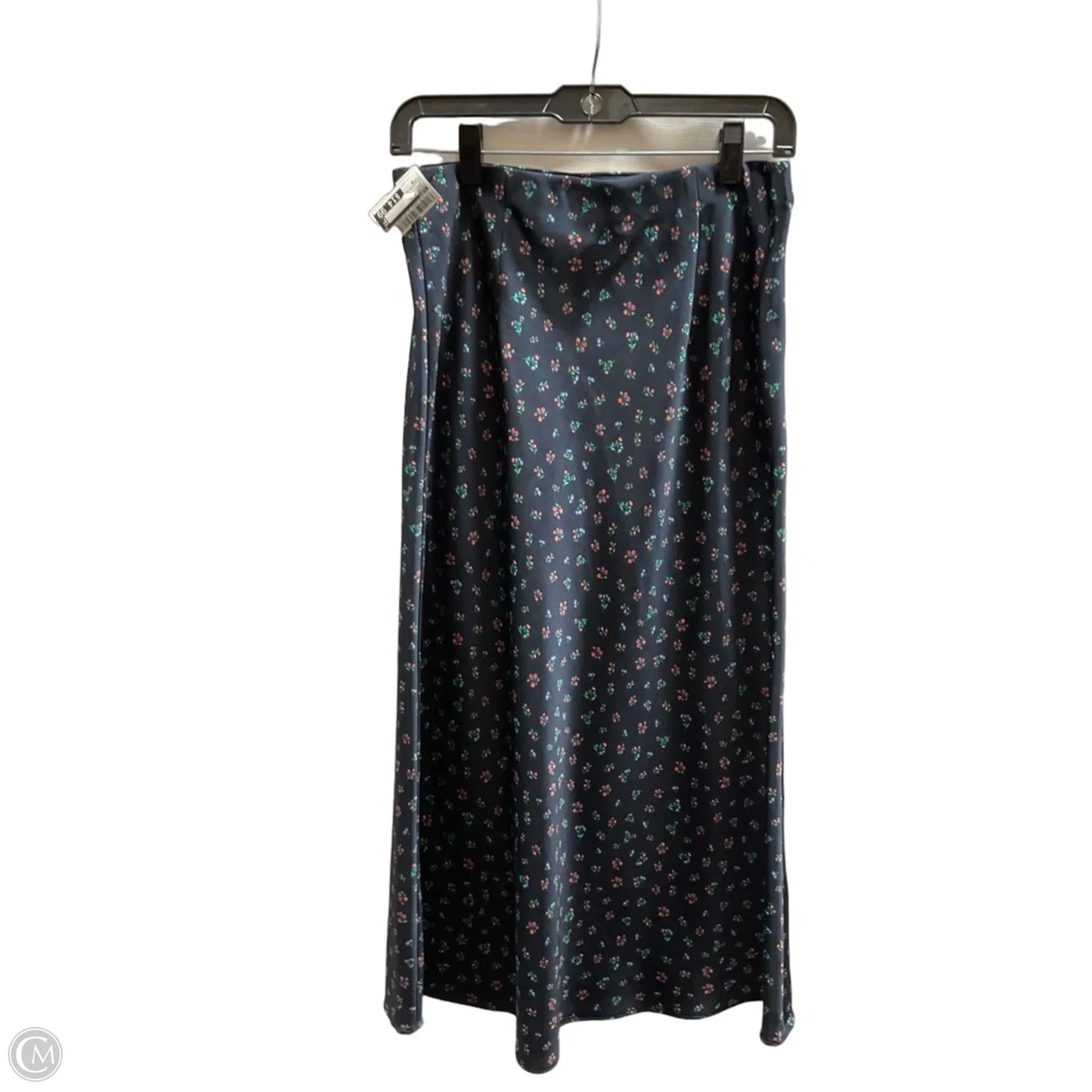 Skirt Midi By Loft In Navy, Size: M