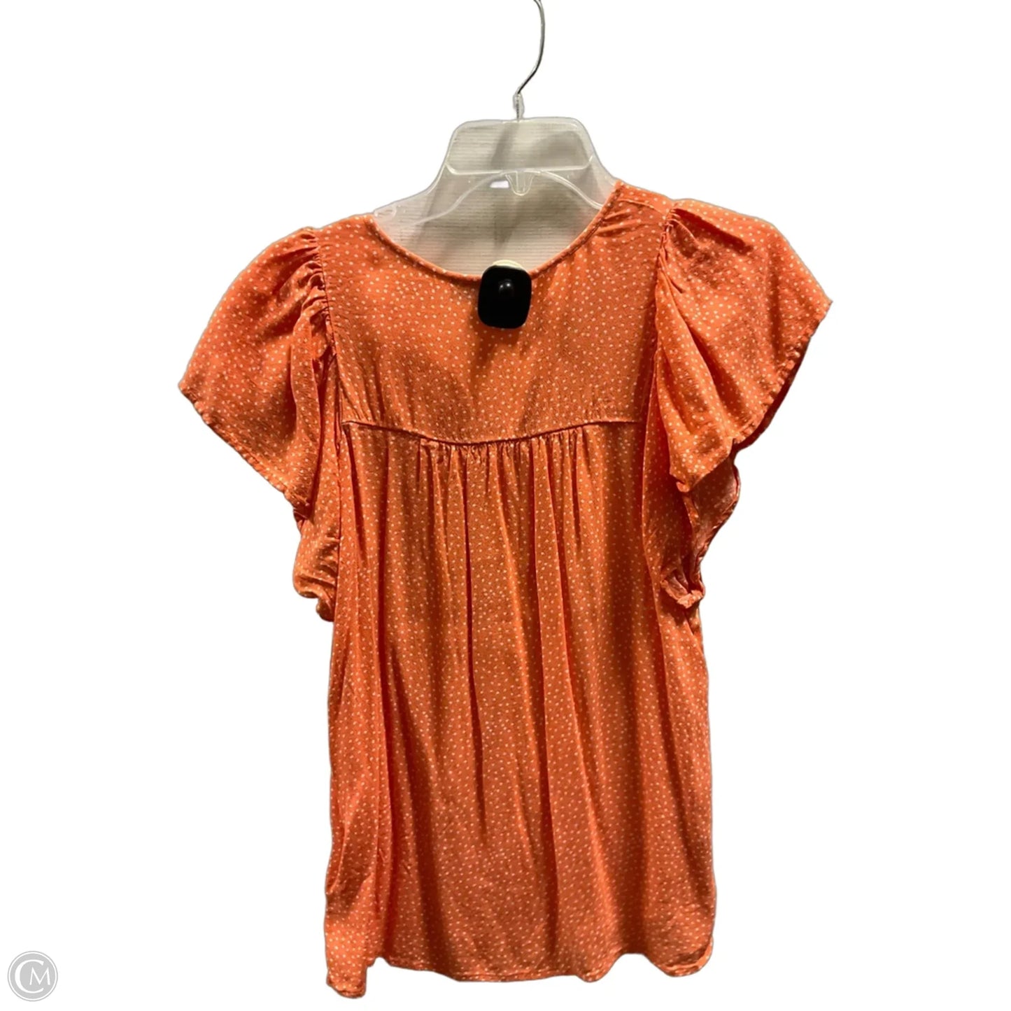 Top Sleeveless By Loft In Orange, Size: M