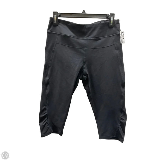 Athletic Leggings By Calvin Klein In Black, Size: L