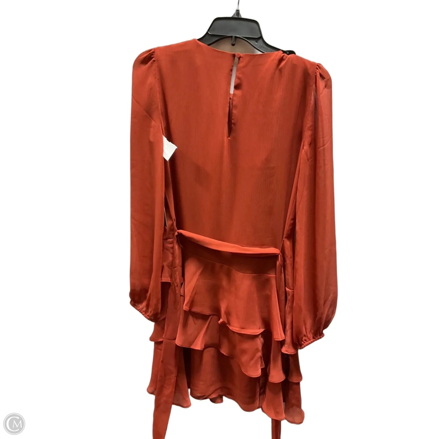 Dress Casual Midi By Express In Orange, Size: S