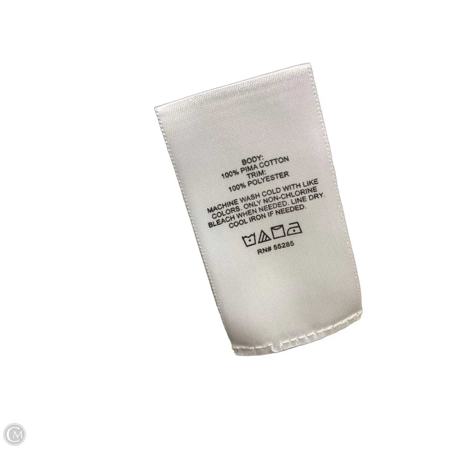 Top Short Sleeve By Express In Cream, Size: Xs