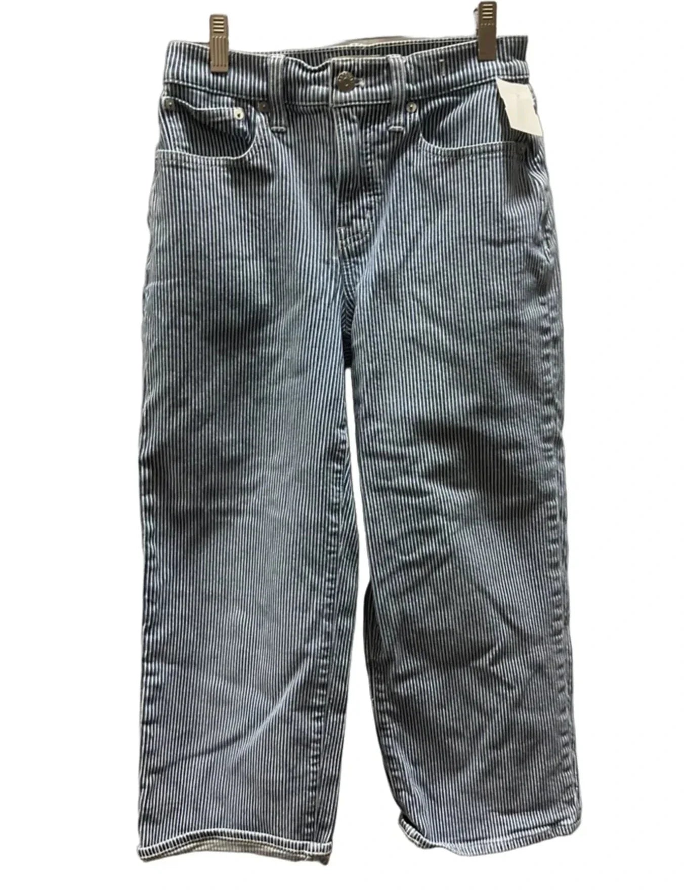 Capris By Madewell In Striped Pattern, Size: 4