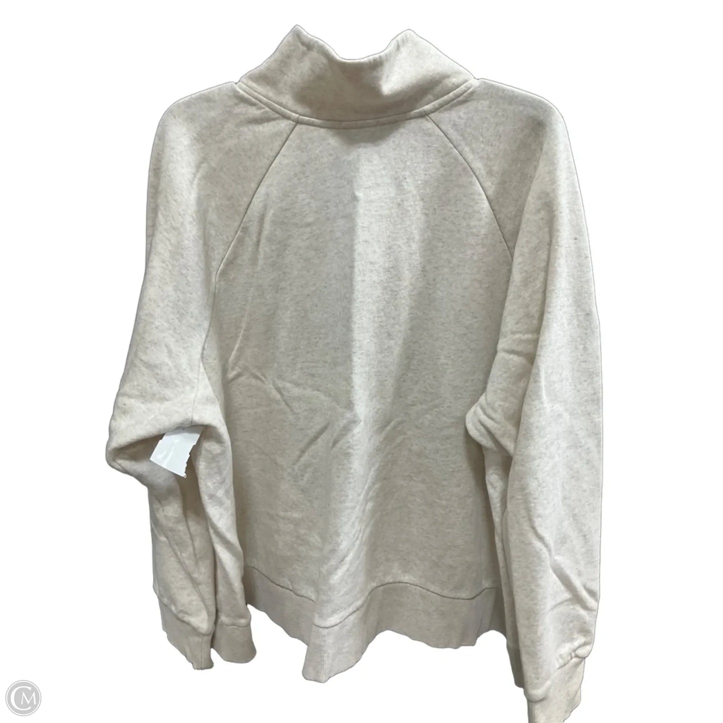 Athletic Sweatshirt Crewneck By Under Armour In Cream, Size: 3x