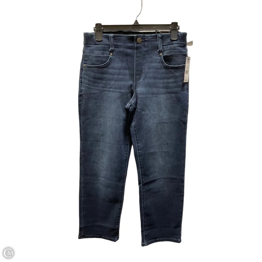 Jeans Straight By Liverpool In Blue Denim, Size: 8