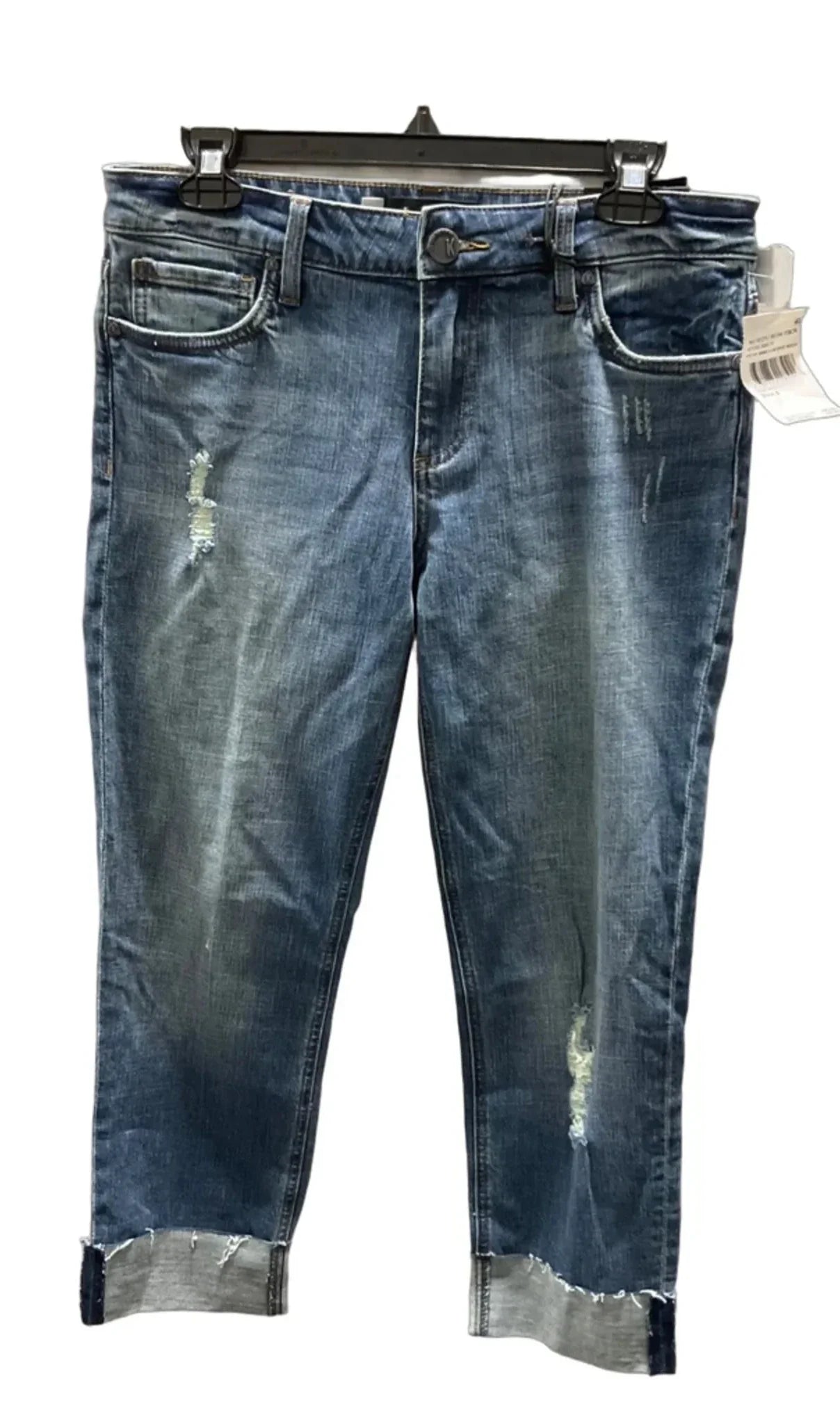 Jeans Boyfriend By Kut In Blue Denim, Size: 6