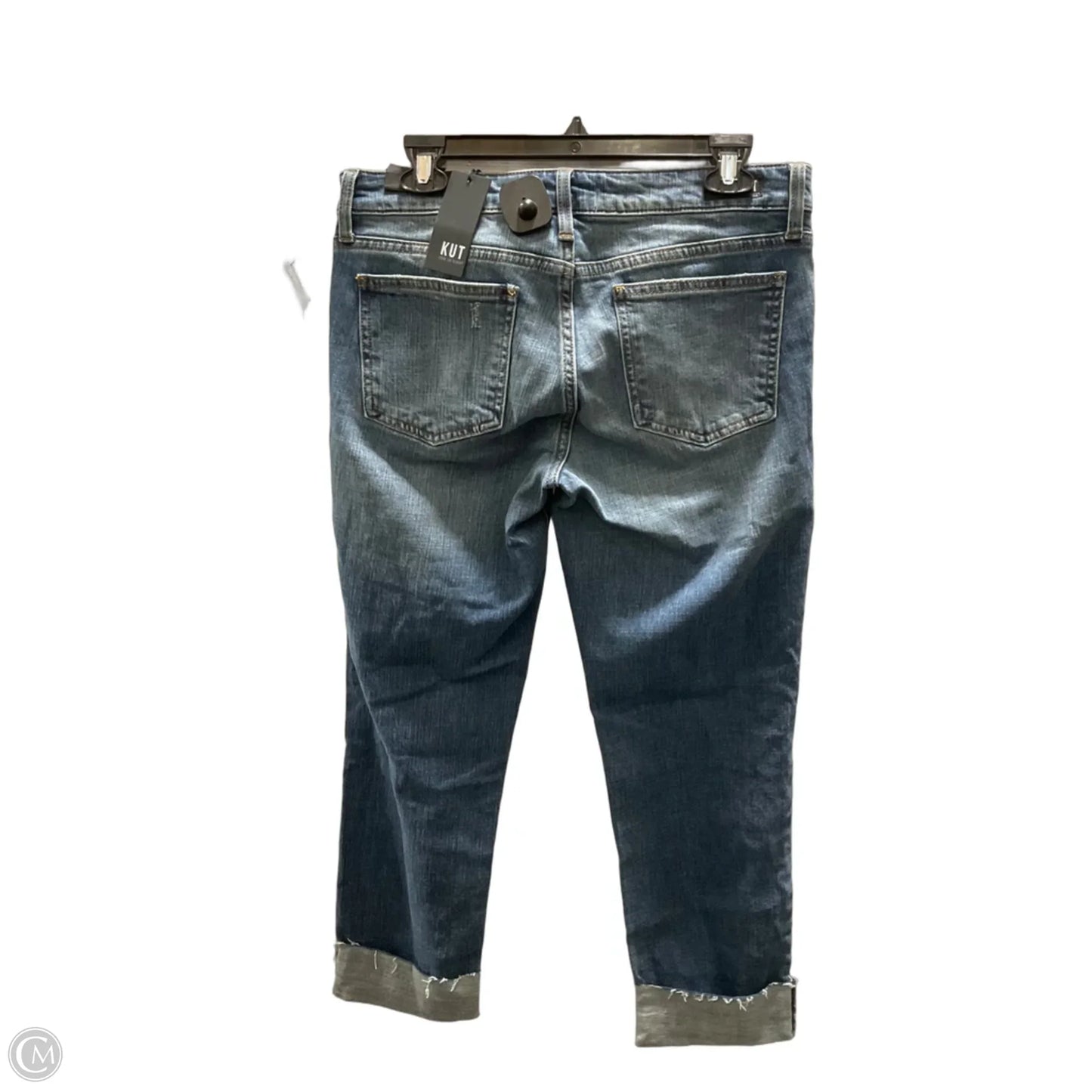 Jeans Boyfriend By Kut In Blue Denim, Size: 6