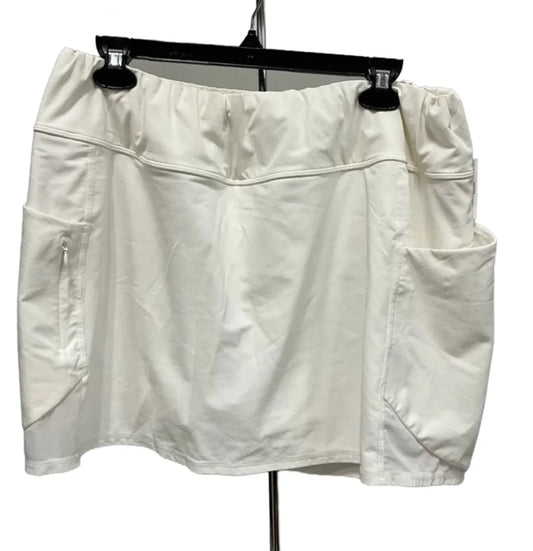 Skort By Athleta In White, Size: Xl