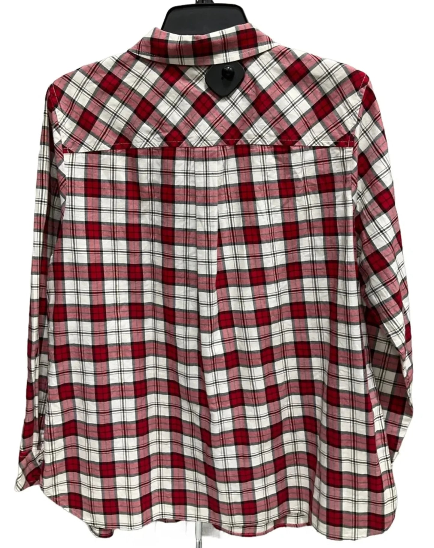 Blouse Long Sleeve By Talbots In Red, Size: 1x