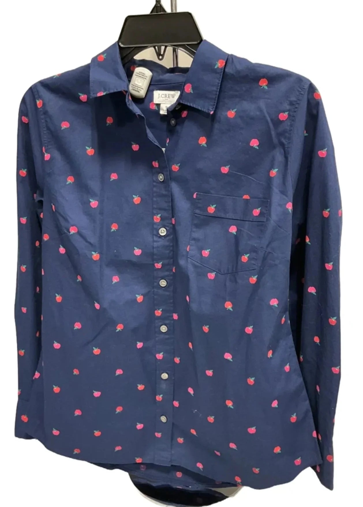 Top Long Sleeve By J. Crew In Blue, Size: S