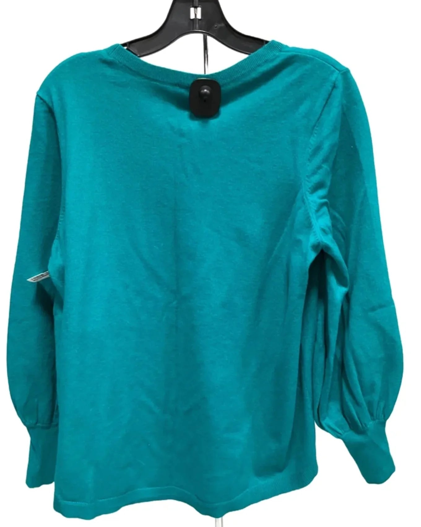 Top Long Sleeve By Chicos In Teal, Size: L