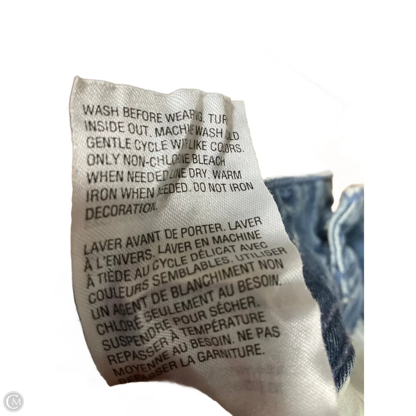 Jeans Straight By Inc In Blue Denim, Size: 6