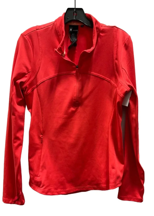 Athletic Jacket By Spyder In Orange, Size: L