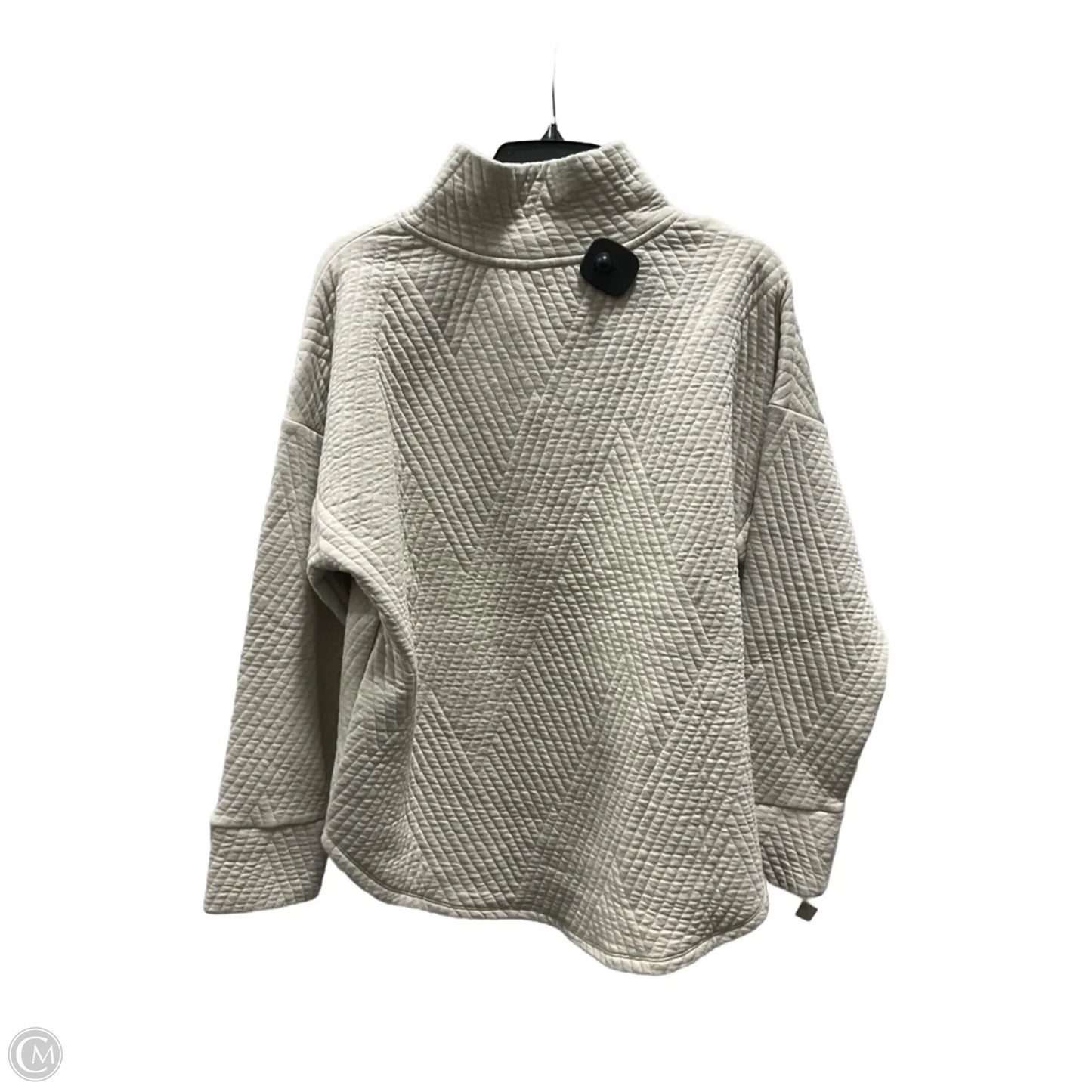 Athletic Jacket By Gapfit In Beige, Size: M