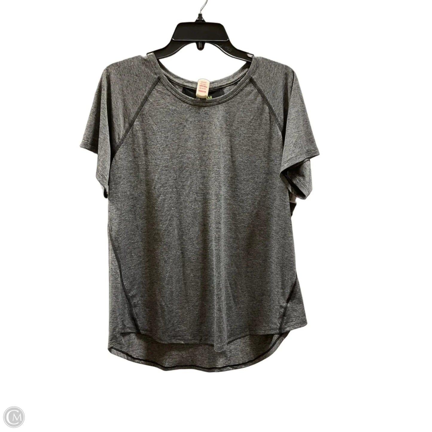 Athletic Top Short Sleeve By Tek Gear In Grey, Size: Xl