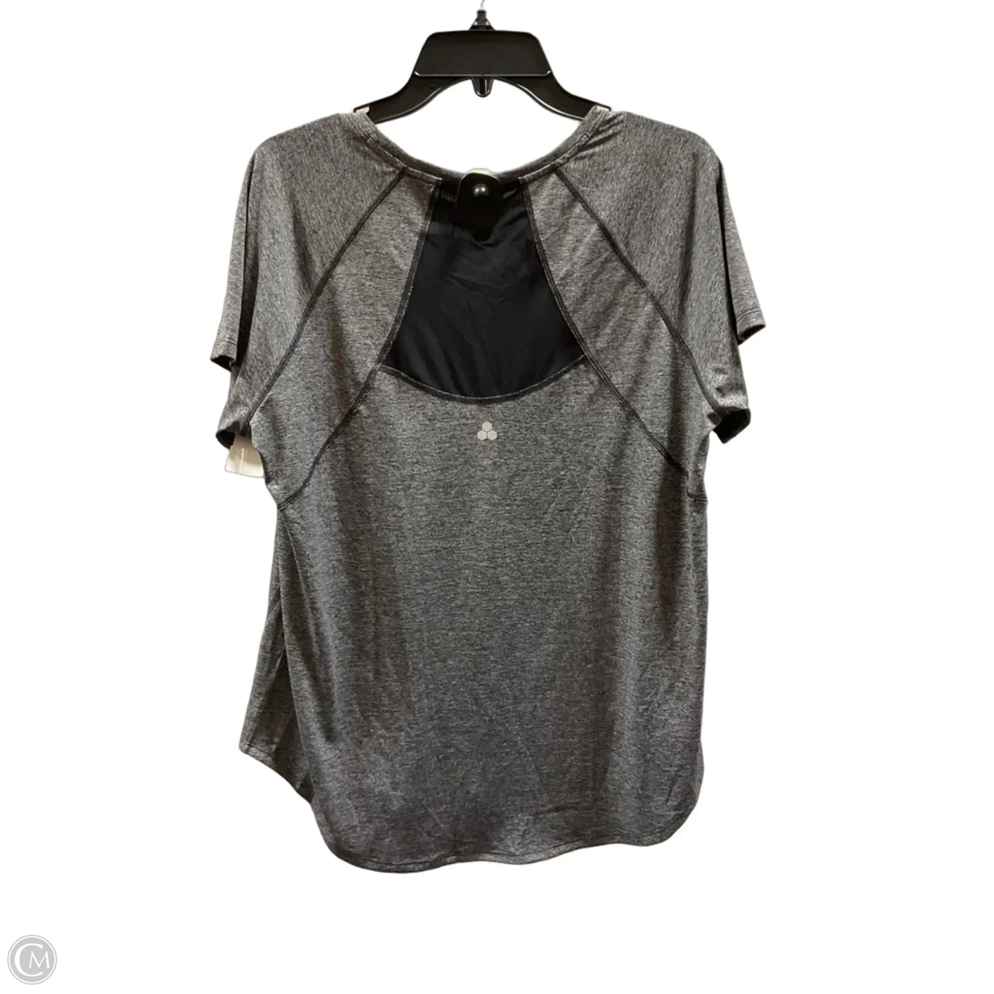 Athletic Top Short Sleeve By Tek Gear In Grey, Size: Xl