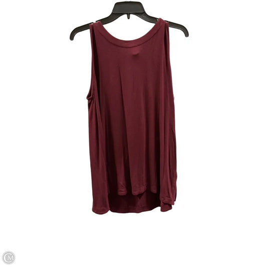 Top Sleeveless By J. Jill In Red, Size: M