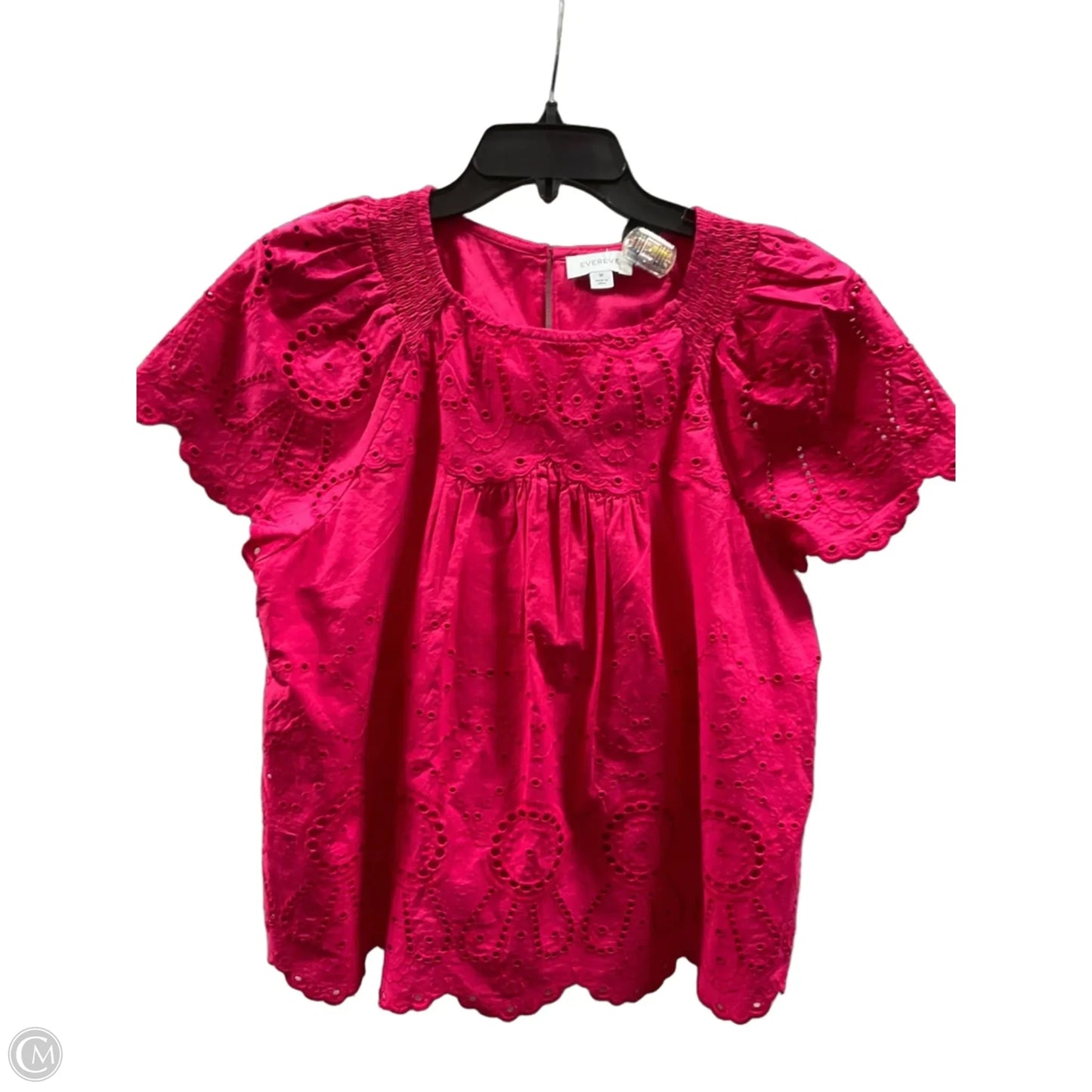 Top Sleeveless By Evereve In Pink, Size: M