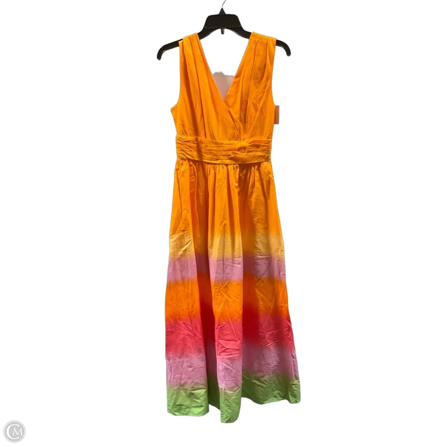 Dress Casual Maxi By Taylor In Orange & Pink, Size: S